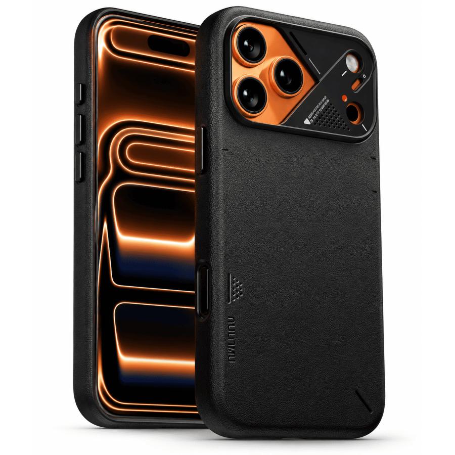AULUMU A17 iPhone 17 / 17 Pro / 17 Pro Max ケース MagSafe対応 ヴィーガンレザー PUレザー 耐衝撃 アルミカメラガード 薄型 高級感 |  | 08