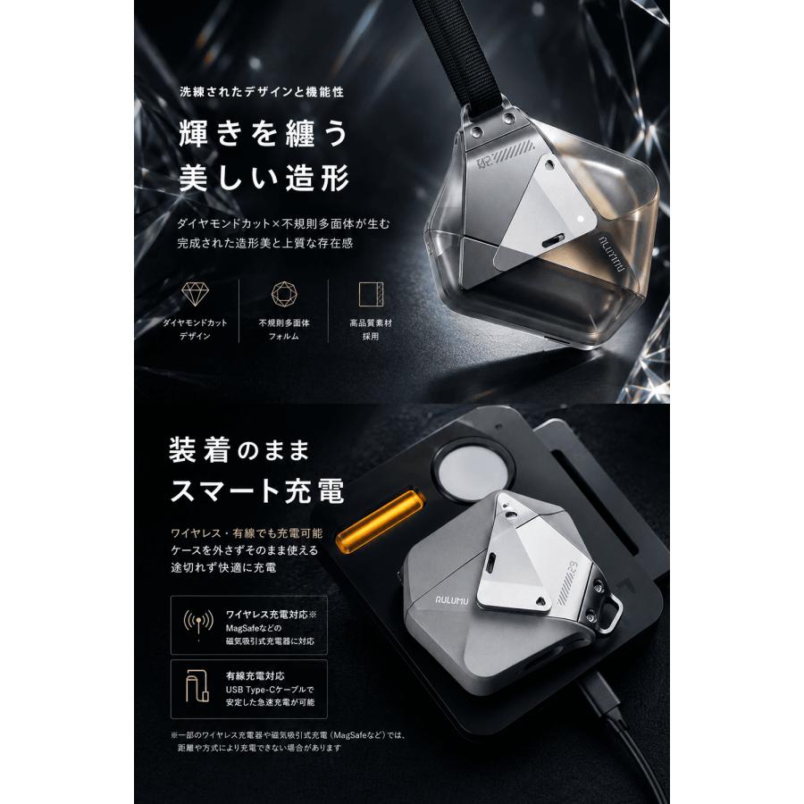 Aulumu A29 AirPods 4ケース 第4世代(2024)対応 Apple ロック付き 全面保護 耐衝撃 ストラップ付き 保護カバー ワイヤレス充電対応 レビュー投稿100日保証 |  | 06
