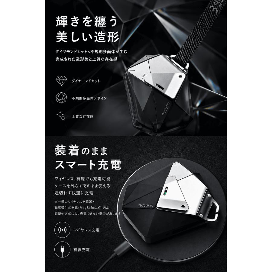 Aulumu A39 AirPods Pro 3 ケース 第3世代(2025)対応 Apple ロック付き 全面保護 耐衝撃 ストラップ付き 保護カバー ワイヤレス充電対応 レビュー投稿100日保証 |  | 05