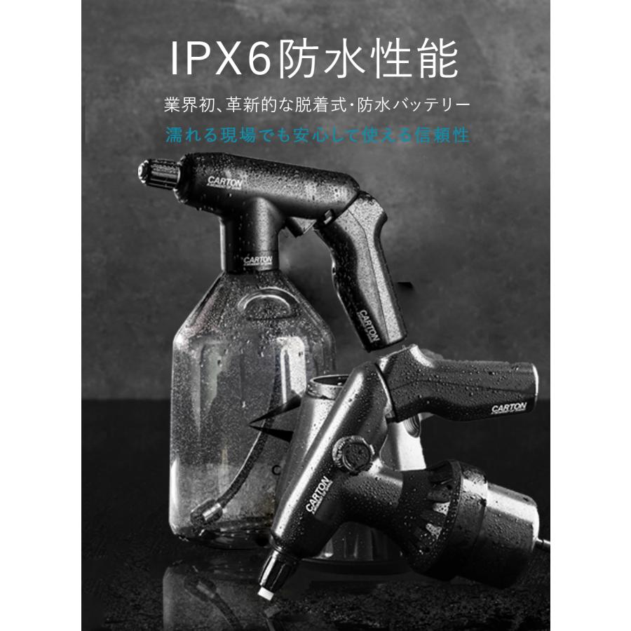 CARTON 3-IN-1 脱着式バッテリー 特許取得済み IPX6防水 LEDインジケーター残量表示 Type-C充電ケーブル付属 多用途対応 人口工学設計 国際賞受賞 |  | 04