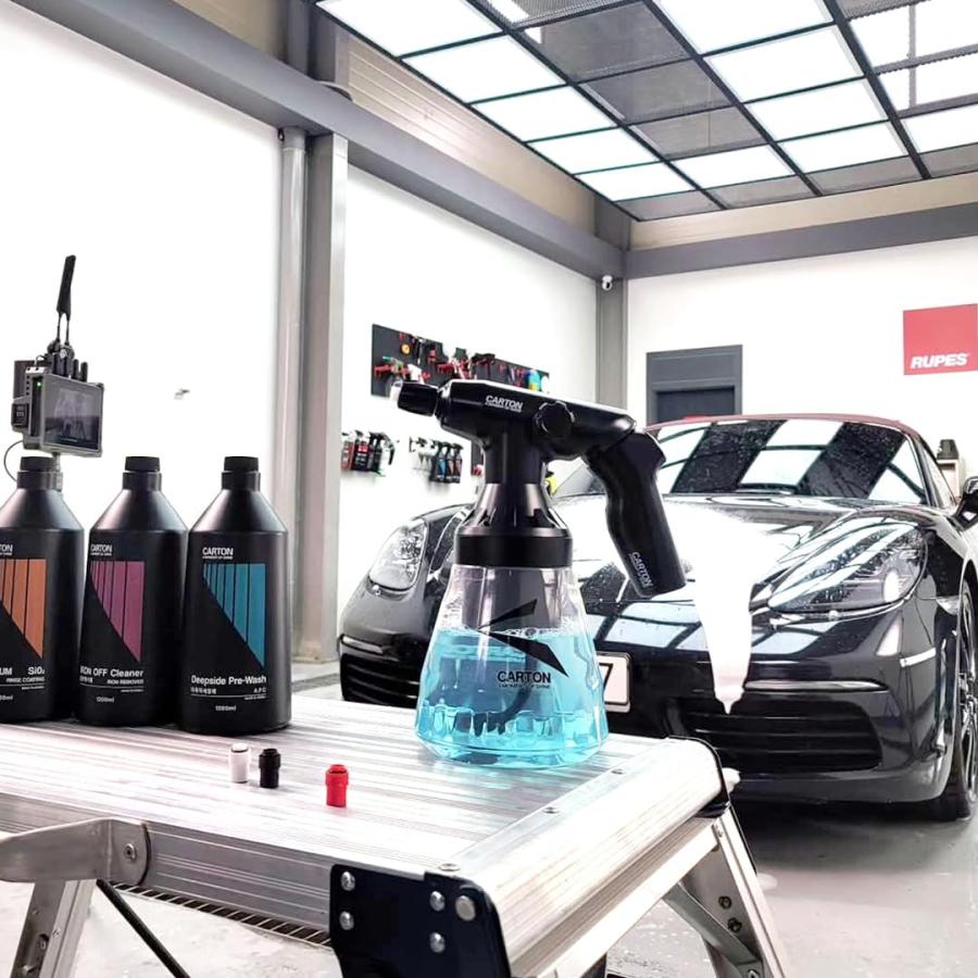 CARTON 交換用スケルトンボトル 『洗剤の使い分けを圧倒的に効率化』 SUPER DRY FOAM 専用 耐薬品性 PVC素材採用 残量確認しやすい透明デザイン 1.5L容量 |  | 02