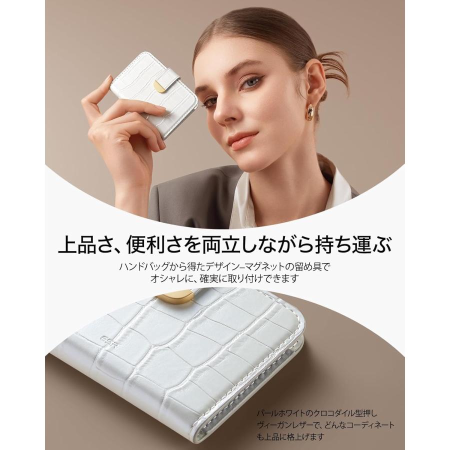 ESR Aura クラッチ MagSafe ウォレット カードケース 5枚収納 RFID スキミング防止 マグネット スマホ 財布 スタンド カードホルダー レビュー投稿 100日保証 | ESR | 05