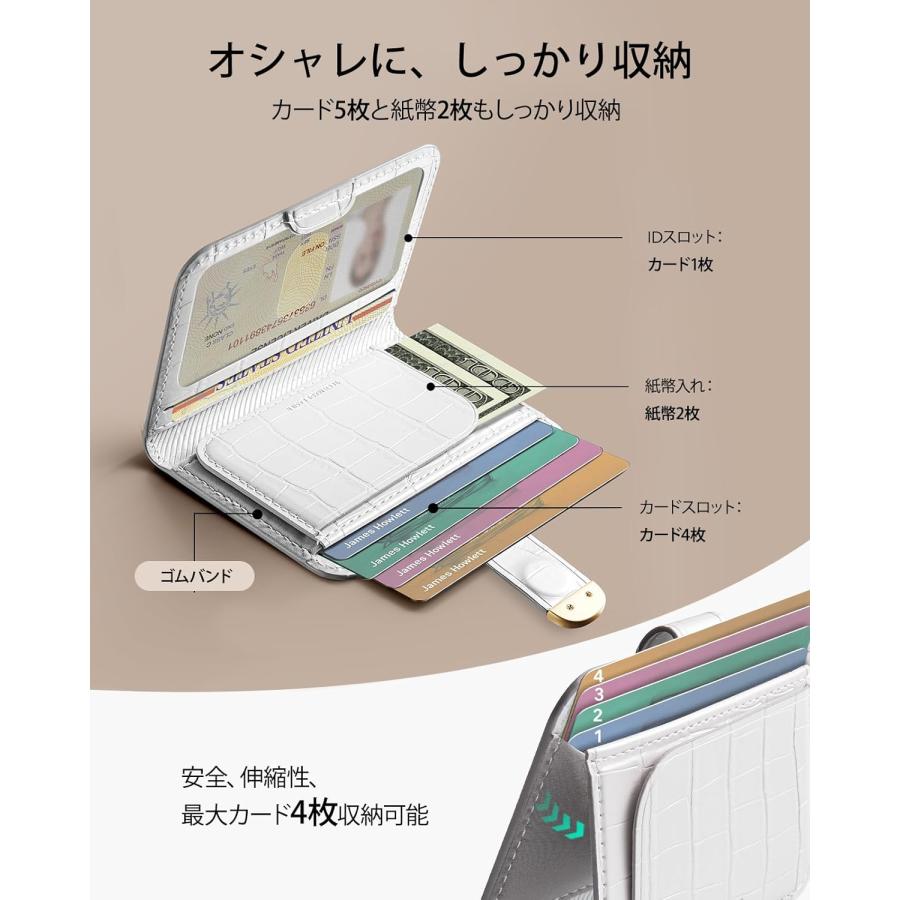 ESR Aura クラッチ MagSafe ウォレット カードケース 5枚収納 RFID スキミング防止 マグネット スマホ 財布 スタンド カードホルダー レビュー投稿 100日保証 | ESR | 08