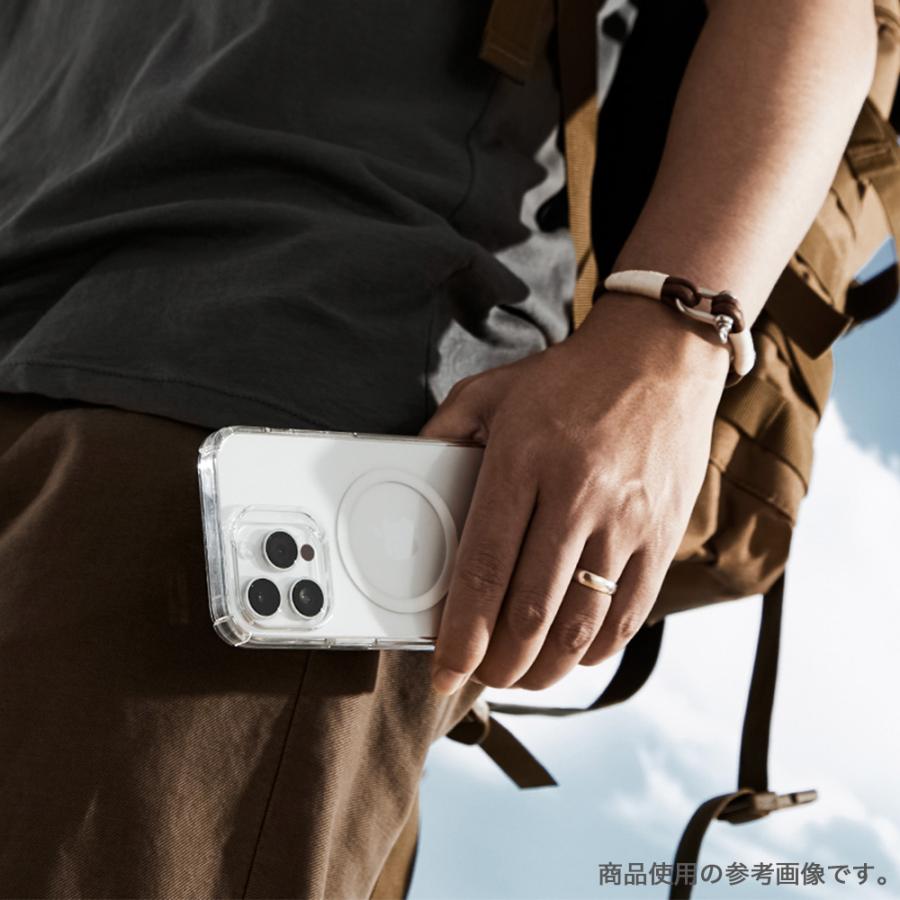 ESR  iPhone15 15Plus 15Pro 15Promax ハイブリッドケース HaloLock付き Magsafe対応 黄変しにくい 透明 傷に強い背面 クリア マグセーフ | ESR | 22