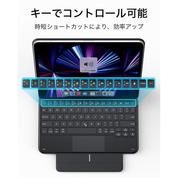 ESR iPad キーボードケース ipad Air5 Air4 Pro11 1/2/3世代