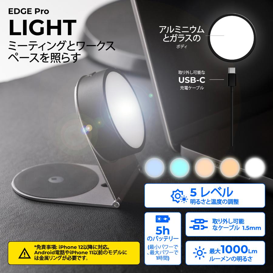 Rolling Square EDGE Pro  Full Kit｜マグネットスマホホルダー＆ワイヤレス充電＆LEDライト【オールインワンシステム】 ローリングスクエア レビュー 100日保証 |  | 02