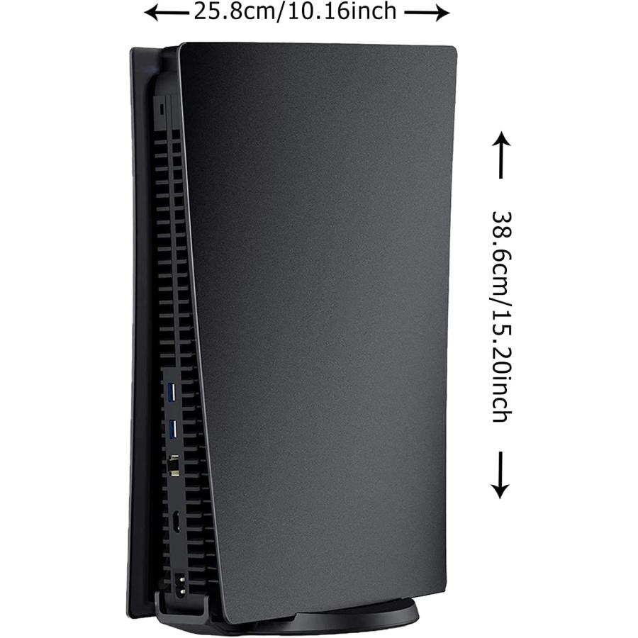 PS5 フェイスプレート 交換用コンソールカバー PS5 埃や傷を防ぐフェースプレートシェル プレイステーション5 ハード ABS 耐衝撃 ブラック |  | 05