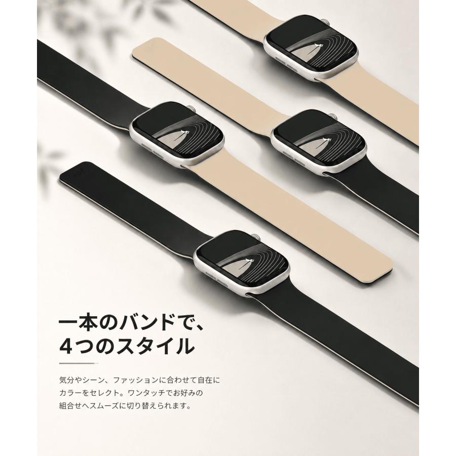 MOFT Apple Watch バンド マグネット シリコン製 『軽量・防汗・通気性 で長時間快適』 アップルウォッチ 交換用ベルト レビュー投稿 100日保証 | MOFT | 08