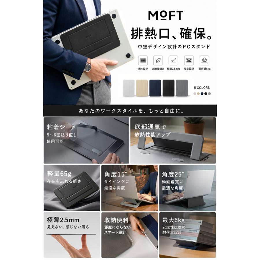 MOFT MOFT AirFlow ノートパソコンスタンド 新型MOVAS 15°&25° PC