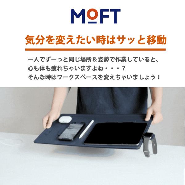 MOFT スマートデスクマット ペーパーキットセット Smart Desk Mat NFCタグ対応 ワンタッチ起動 20° 45° 60° 角度調整 耐荷重3kg レビュー 100日保証 | MOFT | 10