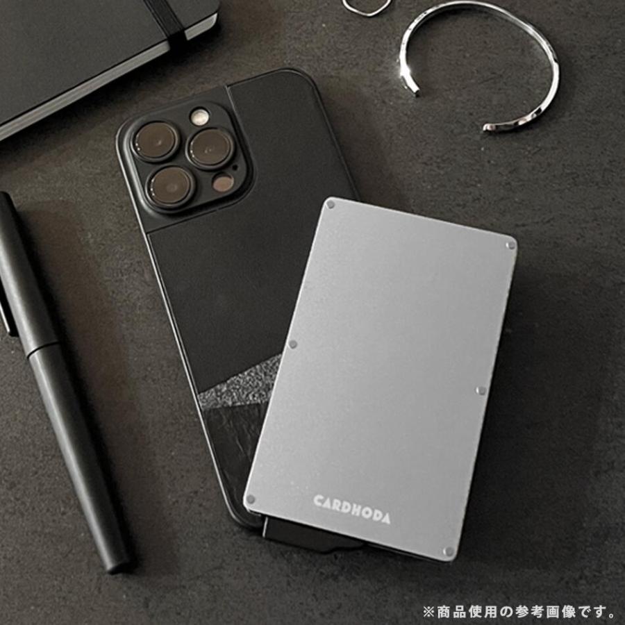 クレジットカードケース 【マネークリップ付き】 スキニング防止 CARDHODA カードホルダー スライド式 スリム 薄 型 レビュー投稿 100日保証 |  | 18