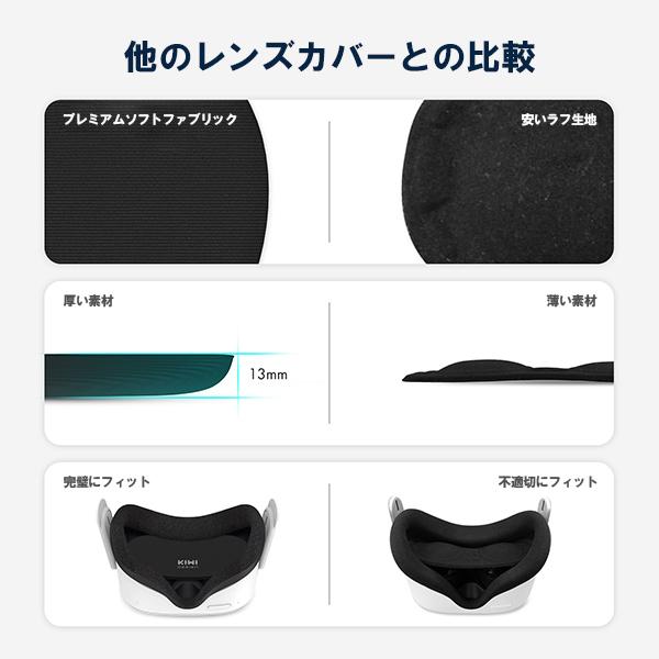 MetaQuest2 レンズプロテクター VR メタクエスト2 レンズカバー Quest 2 Quest Pro Rift S Pico 4 HP Reverb G2 多機種対応 KIWI design レビュー投稿 100日保証 |  | 05