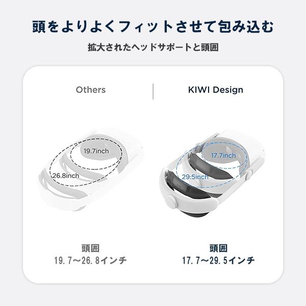 KIWI design MetaQuest2 ヘッドセット 【バッテリーストラップ