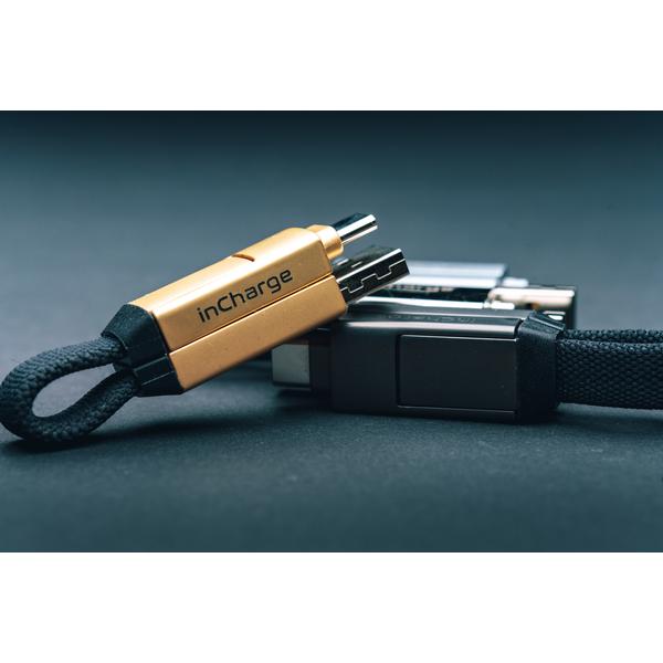 Rolling Square inCharge 6 キーリングケーブル 【6in1】 5in1 4in1 3in1 USB-C/Lightning対応 データ転送 マグネット ローリングスクエア レビュー 100日保証 |  | 12