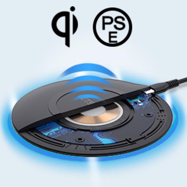 ワイヤレス充電器 急速 最大15W 充電 LETSCOM チャージャー QI対応  ワイヤレス充電器 ワイヤレス急速充電器 Qi認証 超薄型 日本語説明書付き |  | 11