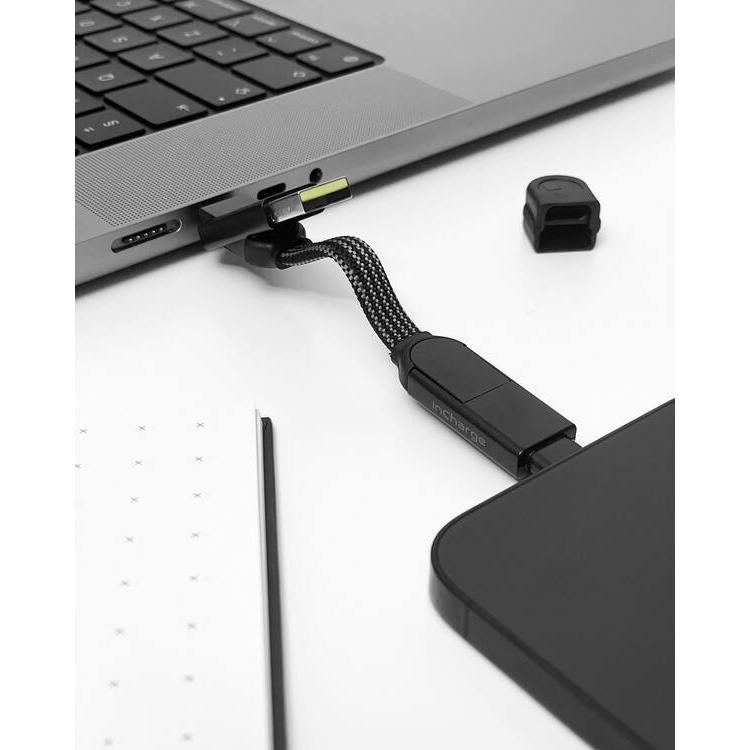 Rolling Square inCharge X キーリングケーブル 【6in1】 5in1 4in1 3in1  高速充電 USB-C/Lightning対応 データ転送 ローリングスクエア レビュー 100日保証 |  | 11