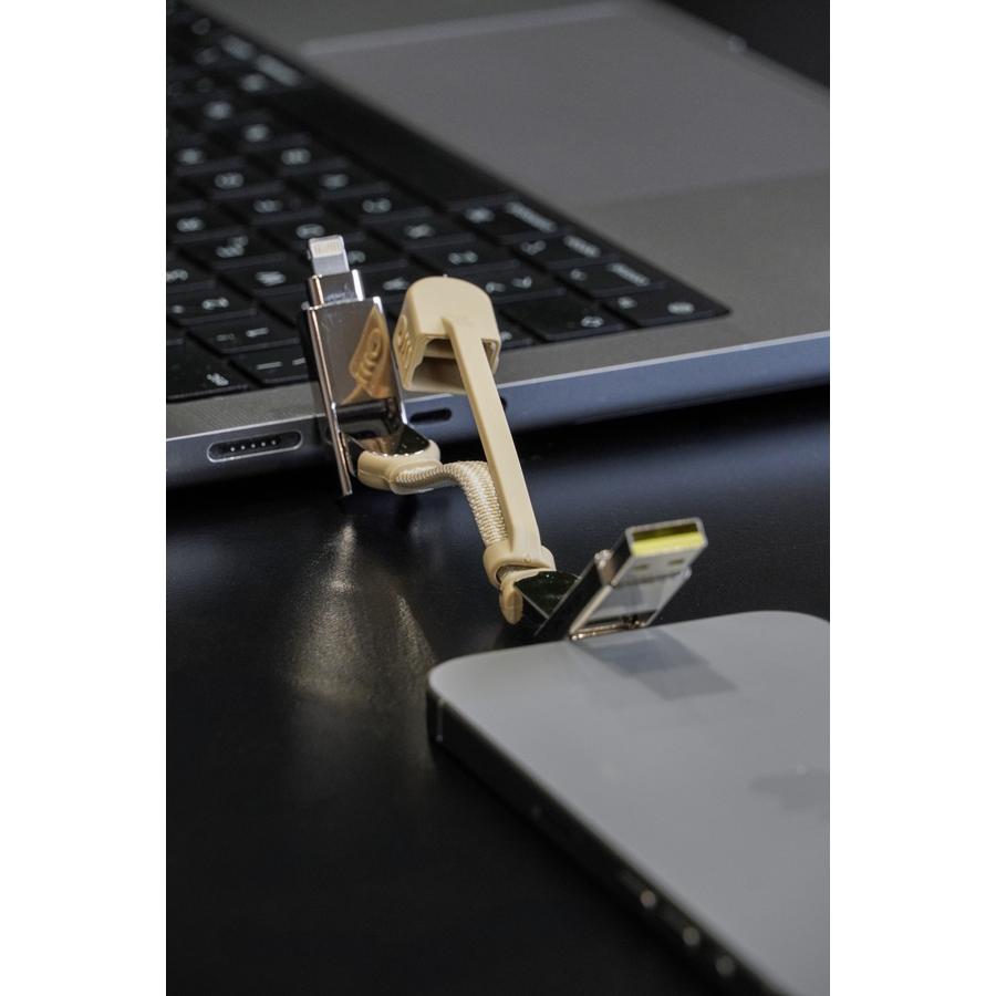 Rolling Square inCharge XS キーリングケーブル 【4in1】 3in1 高速充電 USB-C/Lightning対応 240W データ転送 磁石式 ローリングスクエア レビュー 100日保証 |  | 12