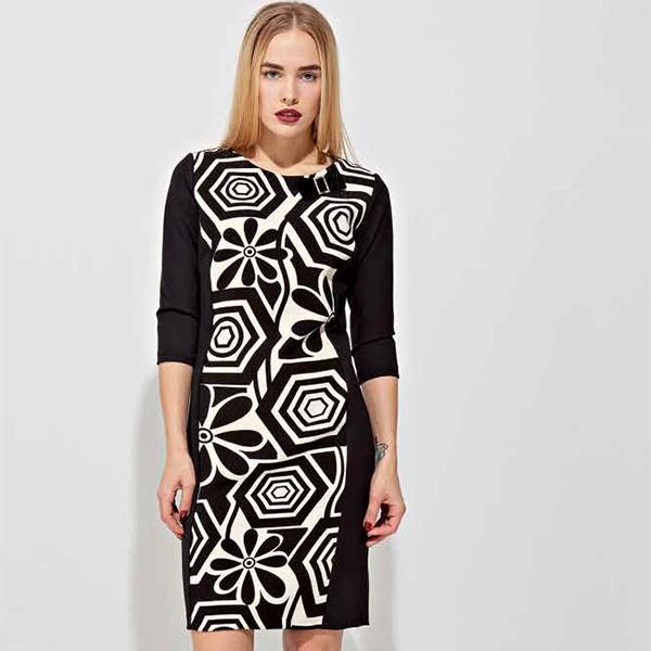 好評 Sale 秋冬 イタリアインポートワンピースeleonora Amadei 幾何学柄切替ワンピース 白黒 9024 インポートショップ Moda Italia 通販 Yahoo ショッピング 最安値挑戦 Abmicse Org