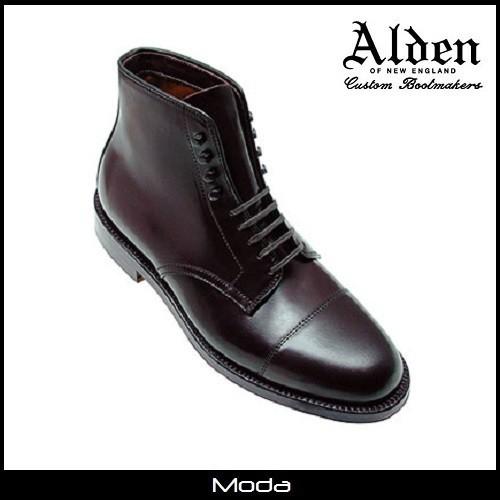 オールデン ブーツ メンズ バーガンディ 黒 ブラック ALDEN 靴 コードバン