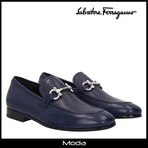 最も優遇 フェラガモ ローファー メンズ Ferragamo 靴 ネイビー モカシン ビジネス お1人様1点限り Kslcity Com My