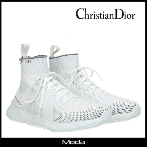 ディオール スニーカー メンズ 白 ホワイト Dior 靴 Dior ハイカット ソックス Moda 通販 Yahoo ショッピング