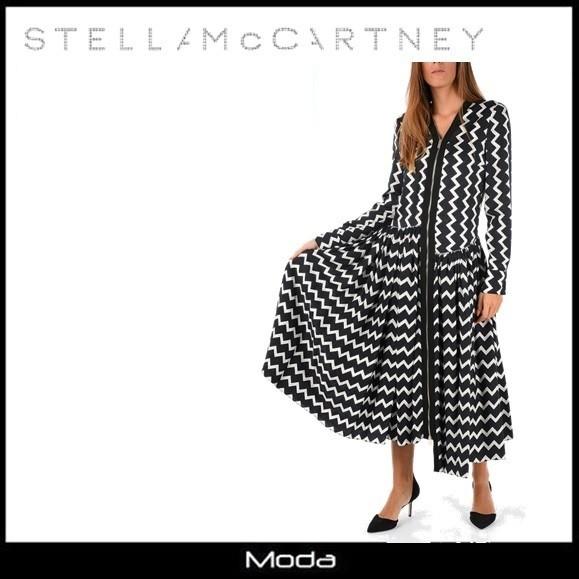 ストライプ ワンピース ロングワンピース ステラマッカートニー Mccartney ストライプ Mccartney Moda レディース Stella