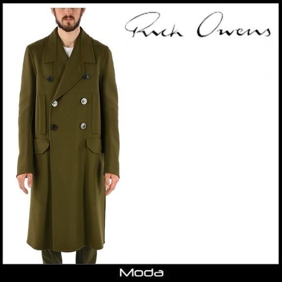 Rick Owens リックオウエンス ダブル メンズ 激安通販 ロングコート