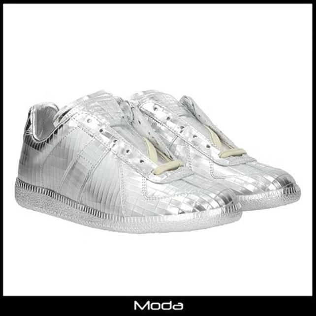 メゾン マルジェラ スニーカー レディース シルバー Margiela 靴 Moda 通販 Yahoo ショッピング
