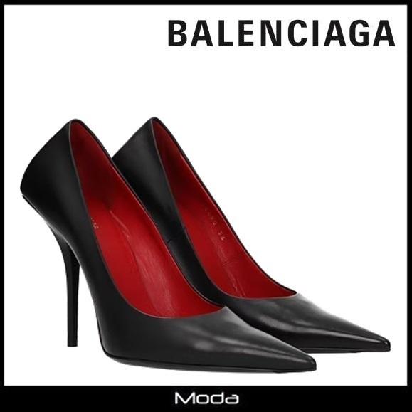 上質で快適 バレンシアガ パンプス Balenciaga 靴 ハイヒール 黒 ブラック レディース 絶対一番安い