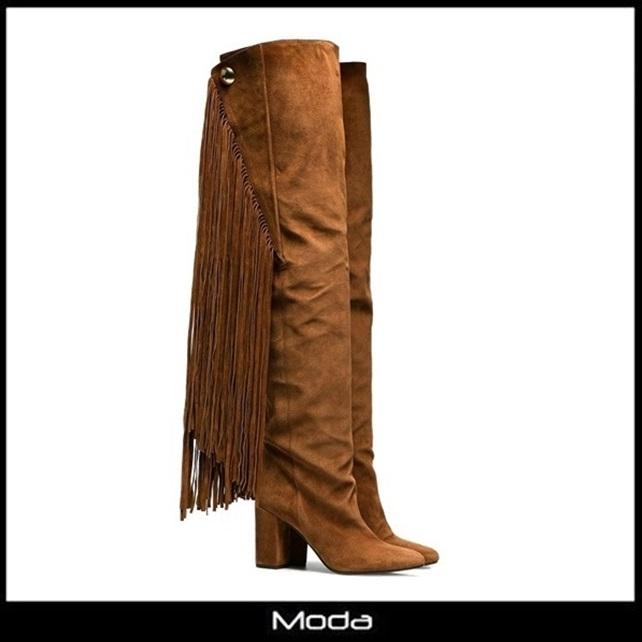 期間限定セール クロエ ロングブーツ レディース ブラウン Chloe 靴 フリンジ 21年春夏再入荷 Www Yalaphone Com