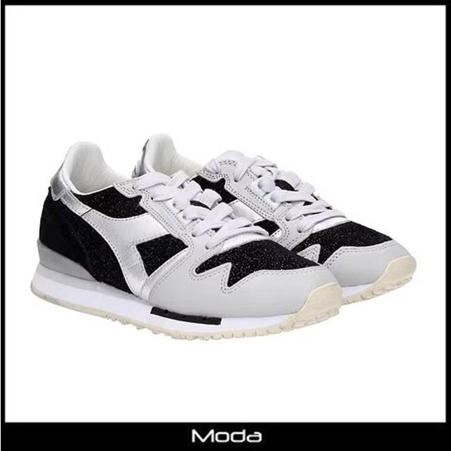 全日本送料無料 ディアドラ スニーカー レディース 黒 ブラック Diadora 靴 ロゴ わけあり並の激安価格 Toscelikspecialsteel Com