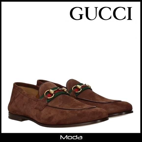 グッチ ローファー メンズ Gucci 靴 ブラウン Horsebit Web ローファーシューズ Moda 通販 Yahoo ショッピング