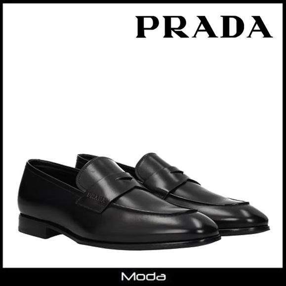 代引不可 プラダ ローファー メンズ Prada 靴 黒 ブラック フォーマル ローファー Moda 通販 Yahoo ショッピング 100 本物保証 Diocesekabgayi Org