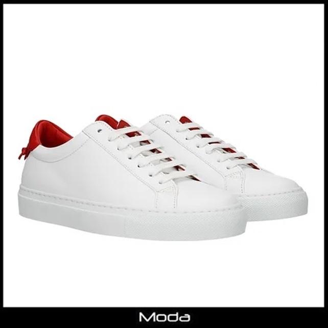 ジバンシー スニーカー レディース ホワイト レッド GIVENCHY 靴 ロゴ
