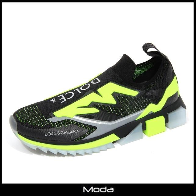 贅沢品 ブランド 新品 送料無料 靴 ブラック 黒 メンズ スニーカー ドルチェ ガッバーナ ラッピング無料 プレゼント ギフト シューズ