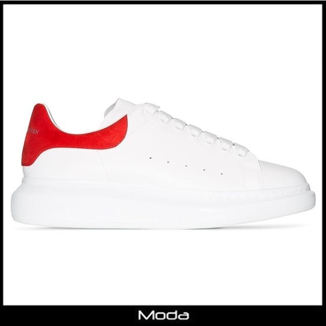 高級素材使用ブランド ブランド 新品 送料無料 革 ホワイト 白 メンズ スニーカー アレキサンダーマックイーン ラッピング無料 プレゼント ギフト シューズ Postetelecom Gouv Cg