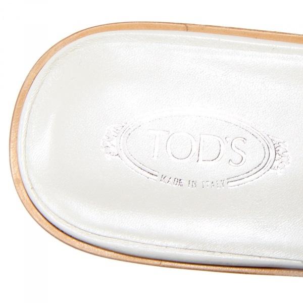 完動品 トッズ サンダル レディース 革 TODS 靴 白 ホワイト 【DGJ9134467780】(32682円)