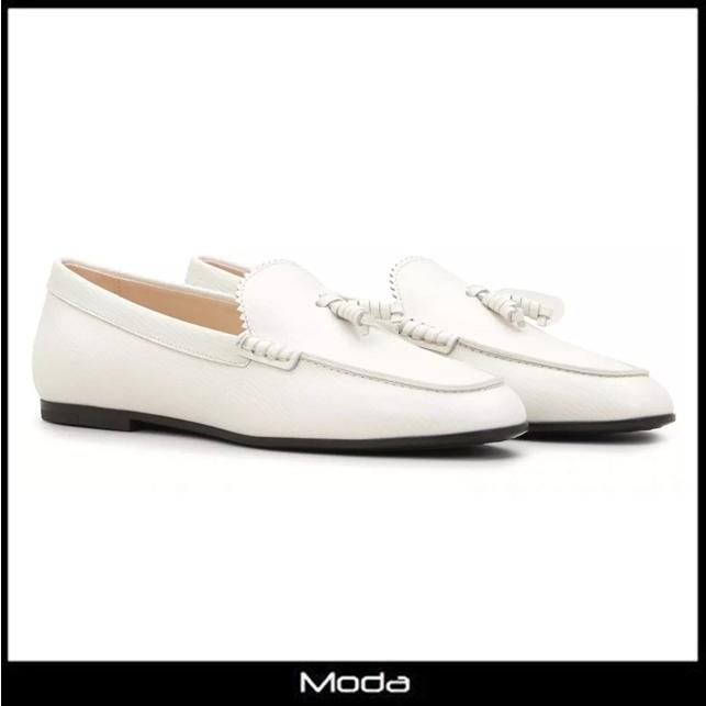 トッズ モカシン 革 レディース 靴 Tod S レディース 靴 白 モカシン ホワイト Moda 売り取扱店