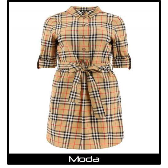 Burberry バーバリー ワンピース ドレス レディース ワンピース Moda Check ドレス V ゲンテン公式