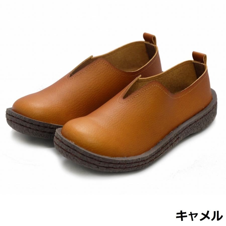 安い購入 4419 おしゃれ スリッポン 甲高 スコージー フラットシューズ 可愛い 自社工場生産 幅広 Vカット Scoozii ナチュラル レディース シューズ