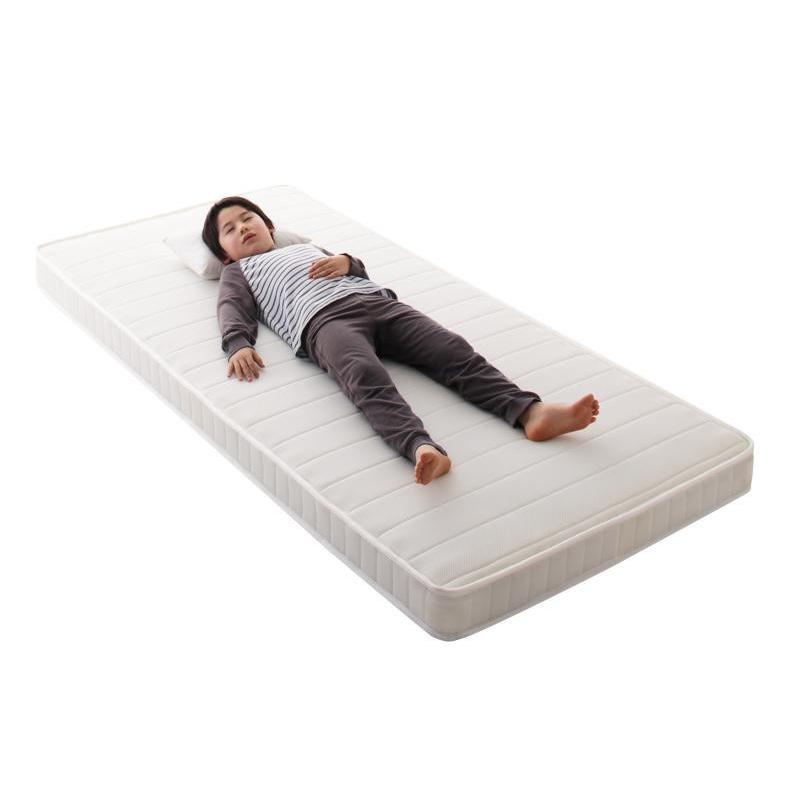 子ども用マットレス　ボンネルコイル　子どもの深い眠りのため考えられた　高品質　軽量　薄型　【コンパクトショート：セミシングル（幅80×長さ180cm）】 | 