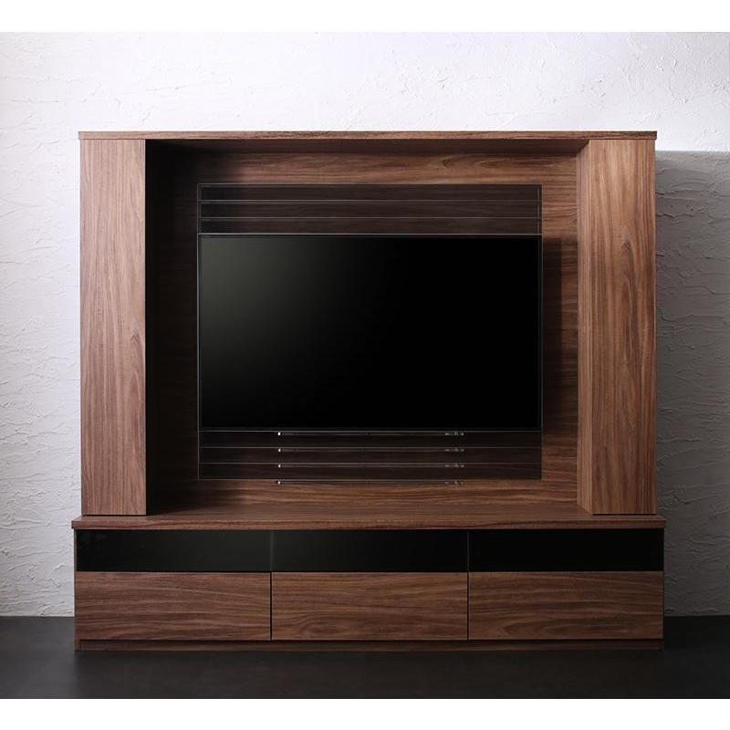目線に合わせてテレビ高さ位置を調節できるテレビボード　壁掛けOK　転倒防止効果　収納力大　リビングすっきり　配線穴付　薄型55V型まで対応可 |  | 02