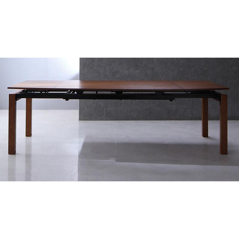 ダイナミックデザイン伸縮式ダイニングテーブル 単品 天然木 【幅140-240cm×奥行90cm×高さ72cm】 |  | 10