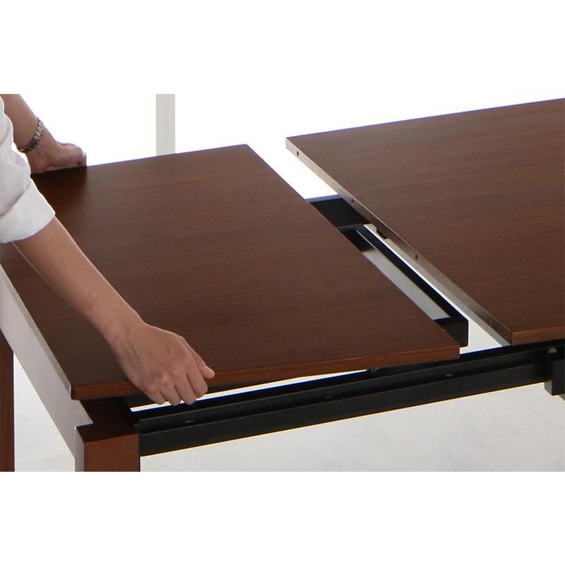 ダイナミックデザイン伸縮式ダイニングテーブル 単品 天然木 【幅140-240cm×奥行90cm×高さ72cm】 |  | 02
