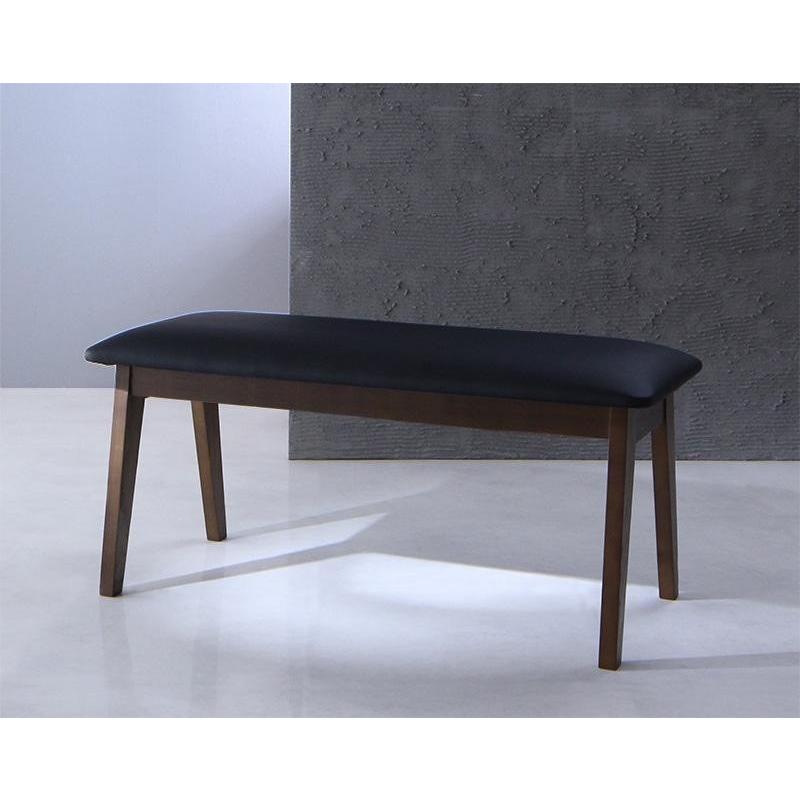 ダイナミックデザインダイニング6点セット 天然木 【伸縮式テーブル(幅140-240cm)1＋チェア4＋ベンチ1】 |  | 13