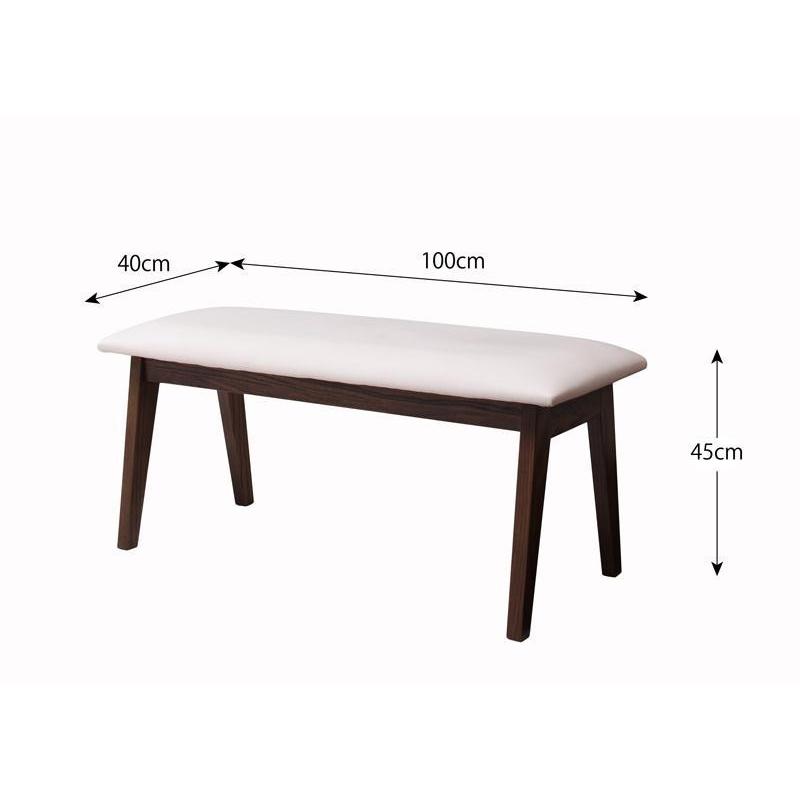 ダイナミックデザインダイニング8点セット 天然木 【伸縮式テーブル(幅140-240cm)1＋チェア6＋ベンチ1】 |  | 20