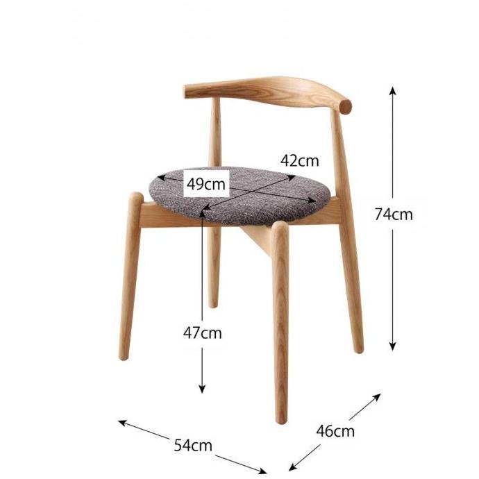 完成品 見るたび、座るたび、そのデザイン性にうっとりするダイニングチェア2脚セット 天然木 |  | 13