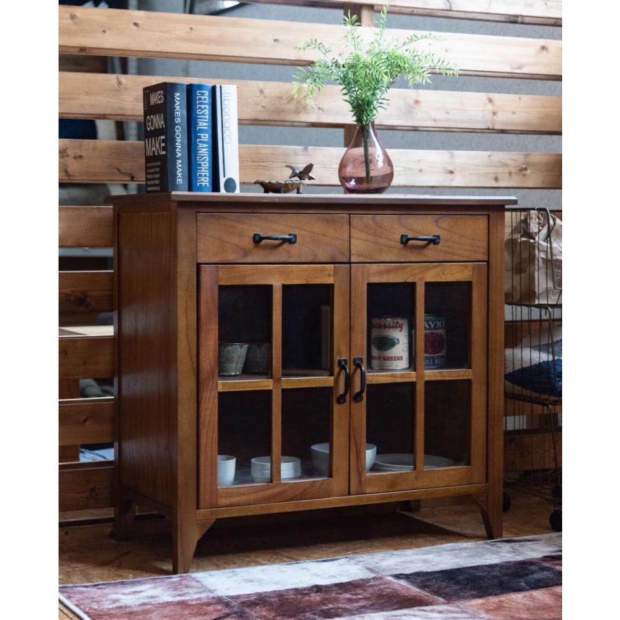 高価値セリー 玄関ディスプレイ チェスト 電話台 引き出し2杯付 完成品 