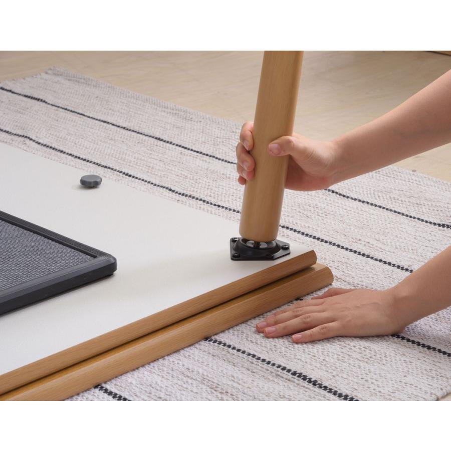 W105 こたつ じっくりポカポカ体の芯まで暖まる薄型フラットヒーター ナチュラル |  | 07