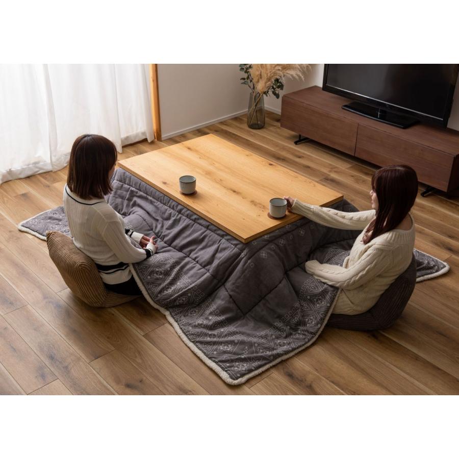 W135 日本製こたつ 節が愛おしい、木の表情を味わう和モダンテーブル 継脚付 |  | 19
